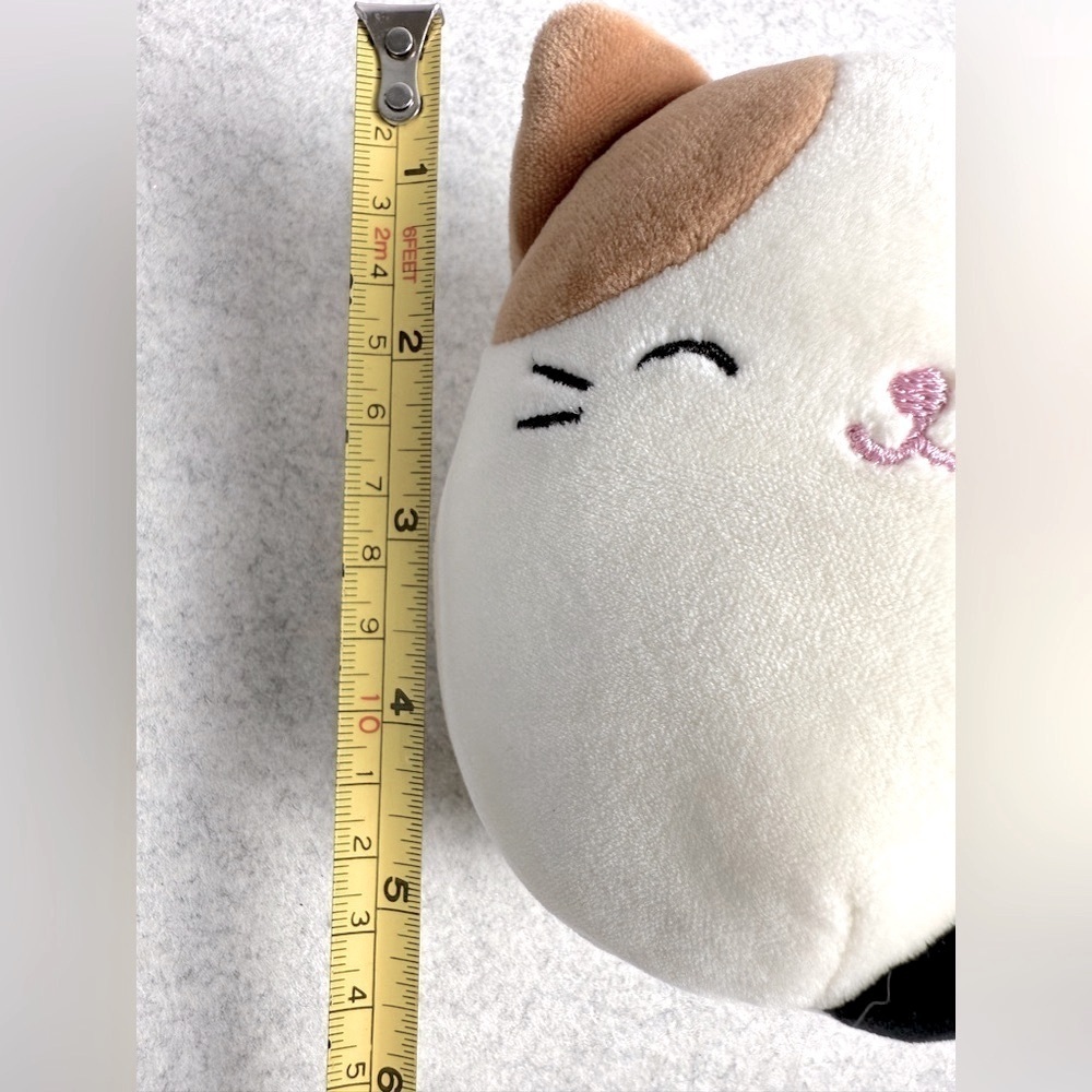 5β Squishmallows Cameron the Calico Cat - Tan, Black and White - Picture 4 of 5